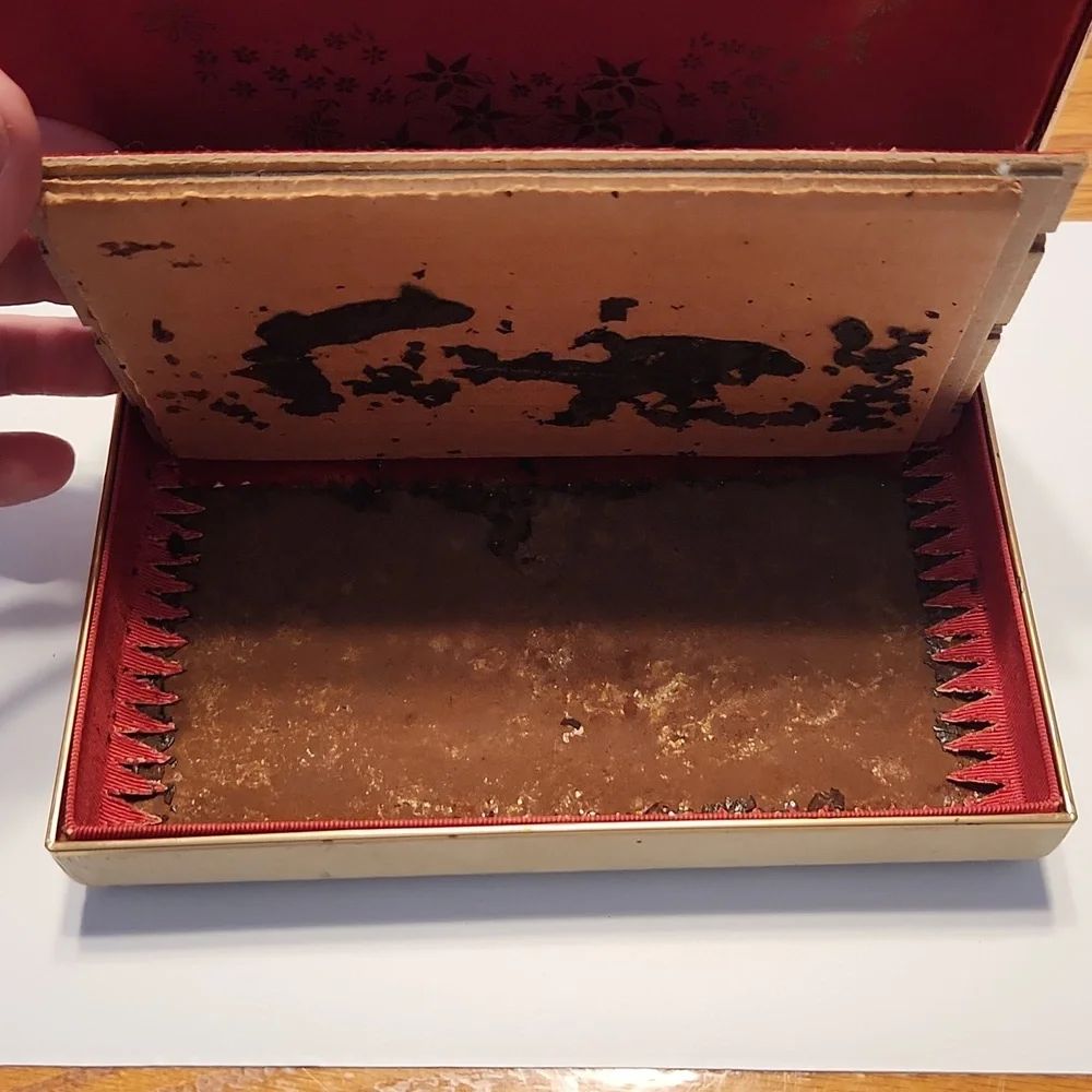 Vintage Ivory Earring Box